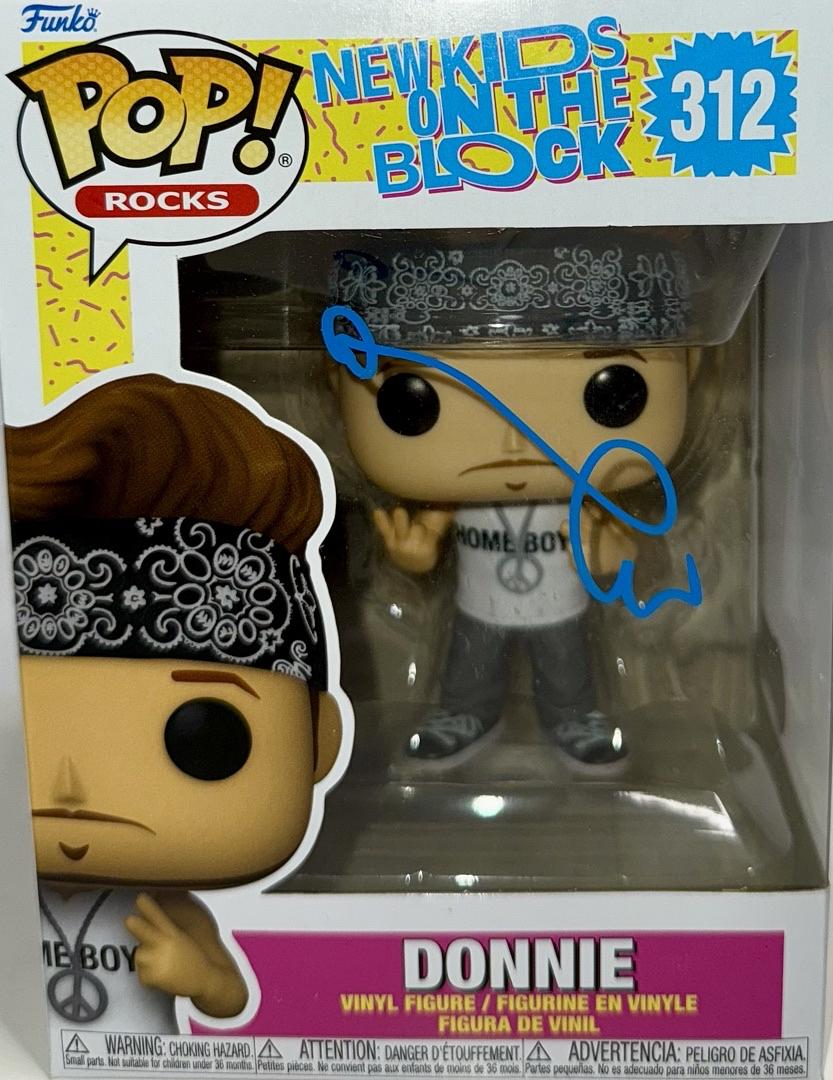 Donnie Wahlberg Signed Funko Pop #312 "Donnie" (NKOTB) - Beckett COA