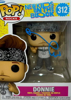 Donnie Wahlberg Signed Funko Pop #312 "Donnie" (NKOTB) - Beckett COA