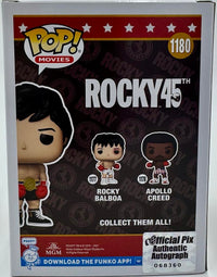 Sylvester Stallone Signed Funko Pop #1180 Rocky Balboa (Rocky) - Official Pix