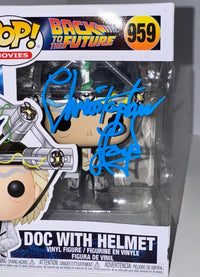 Christopher Lloyd Signed Funko Pop #959 "Doc Brown" (Back To The Future) - Beckett COA #01