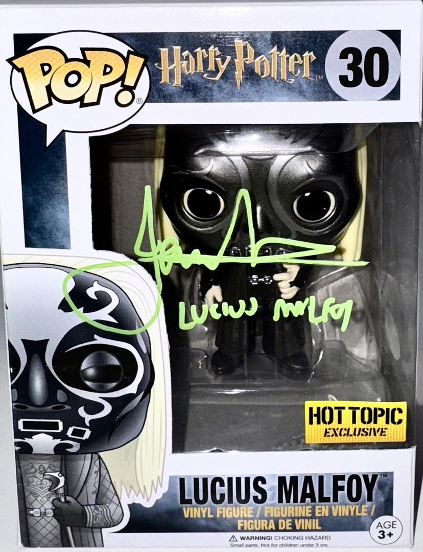 Jason Isaacs Signed Funko Pop #30 "Lucius Malfoy" (Harry Potter) - JSA COA #03