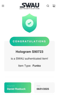 Daniel Roebuck Signed Funko Pop #1591 Art The Clown (Terrifier) - SWAU #03