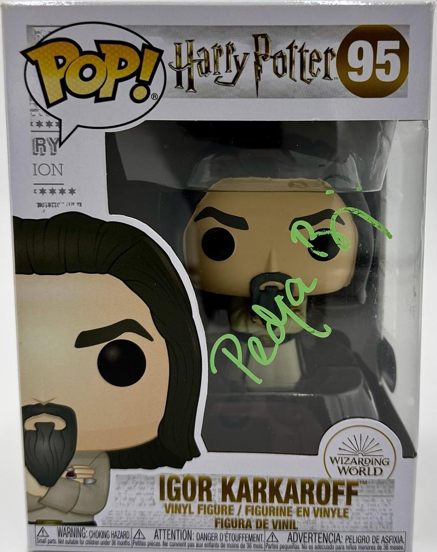 Predrag Bjelac Signed Funko Pop #95 Igor Karkaroff (Harry Potter) - SWAU