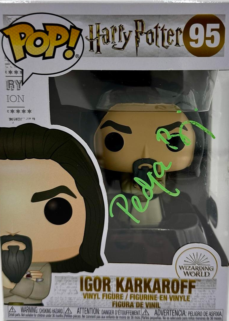 Predrag Bjelac Signed Funko Pop #95 Igor Karkaroff (Harry Potter) - SWAU