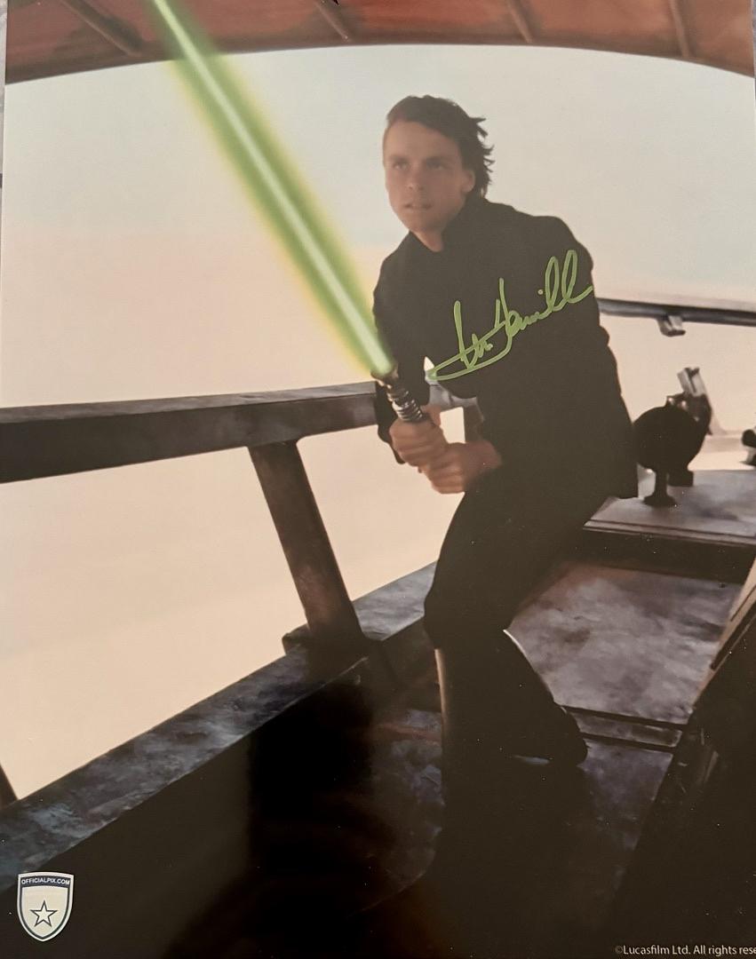 Mark Hamill Signed 11x14 Photo (Return Of The Jedi) - Official Pix COA