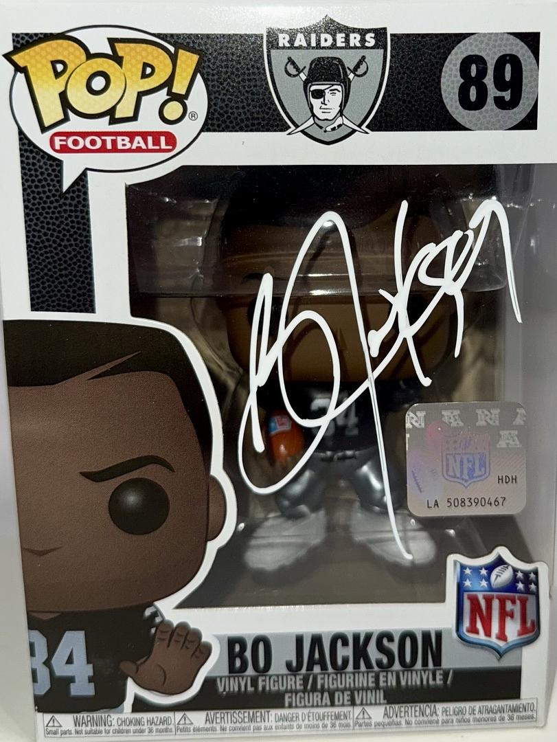 Bo Jackson Signed Funko Pop #89 Raiders - Beckett COA