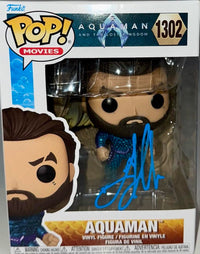 Jason Mamoa Signed Funko Pop #1302 "Aquaman" (DC Universe) - JSA COA