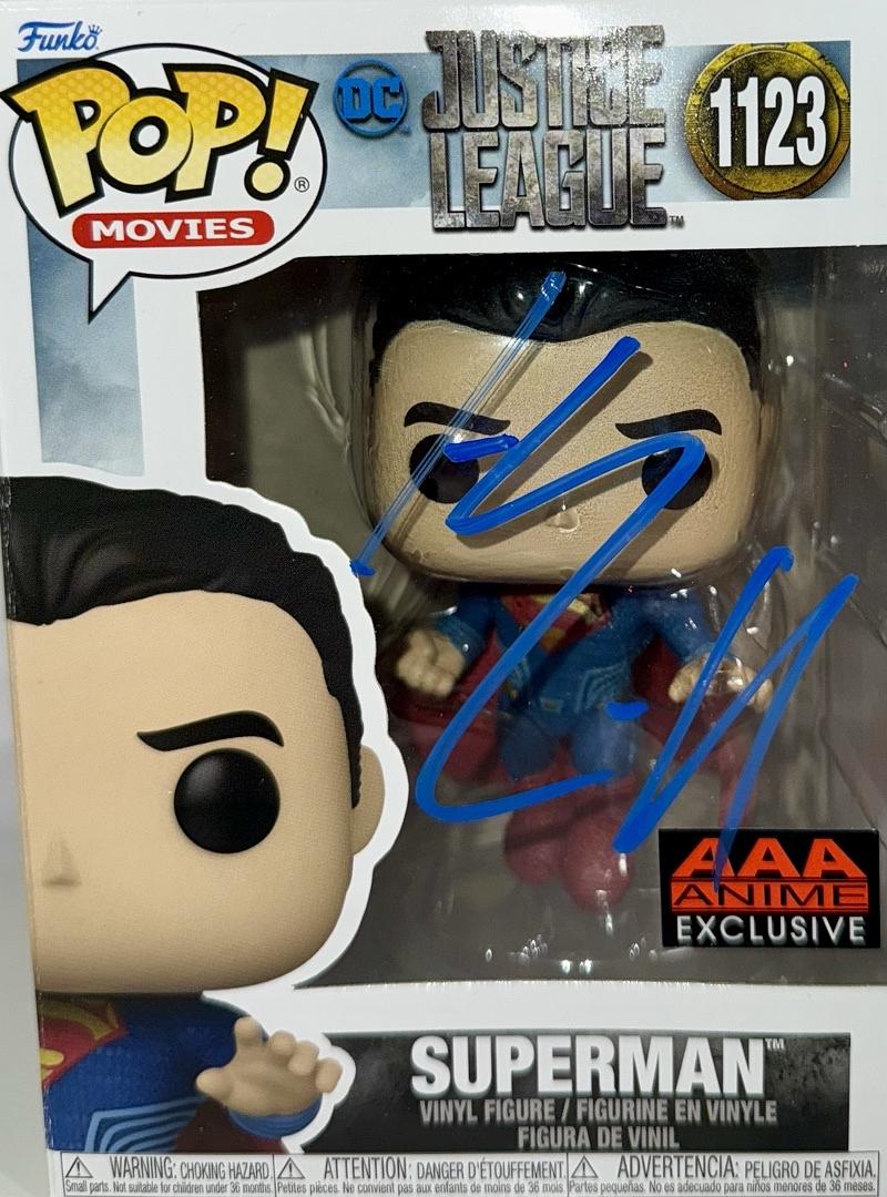 Henry Cavill Signed Funko Pop #1123 "Superman" (Justice League) - JSA