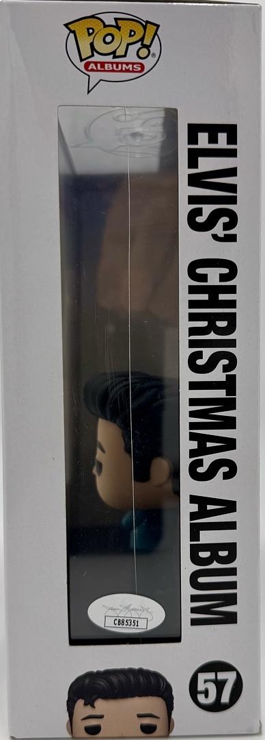 Priscilla Presley Signed Funko Pop #57 Elvis' Christmas Album (Elvis Presley)  - JSA COA