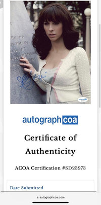 Jennifer Love Hewitt Signed 8x10 Photo (Ghost Whisperer) - ACOA