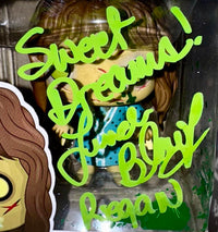 Linda Blair Signed Funko Pop #203 Regan (The Exorcist) w/inscription and character name - OC Celebrity Marketing #01