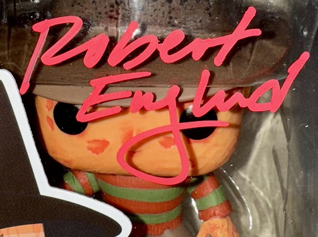 Robert Englund Signed Funko Pop #02 "Freddy Krueger" (Nightmare On Elm Street) - Beckett COA #01