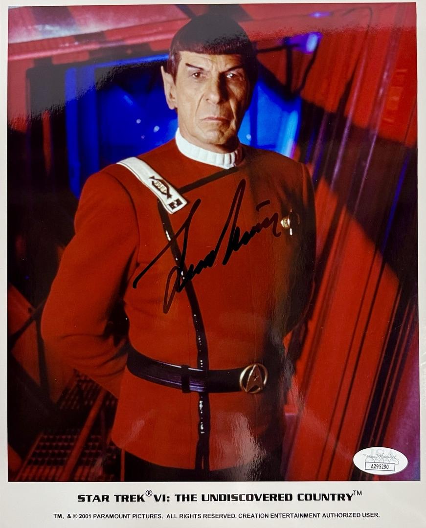 Leonard Nimoy Signed 8x10 Photo (Star Trek) - JSA COA #02