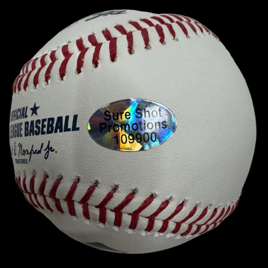 Jason Varitek Autographed Rawlings Official Baseball ROMLB w/ No Hitter Inscription - SureShot COA #01