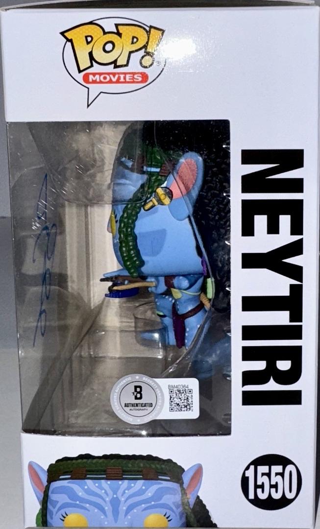 Zoe Soldana Signed Funko Pop #1550 "Neytiri" (Avatar) -Beckett COA