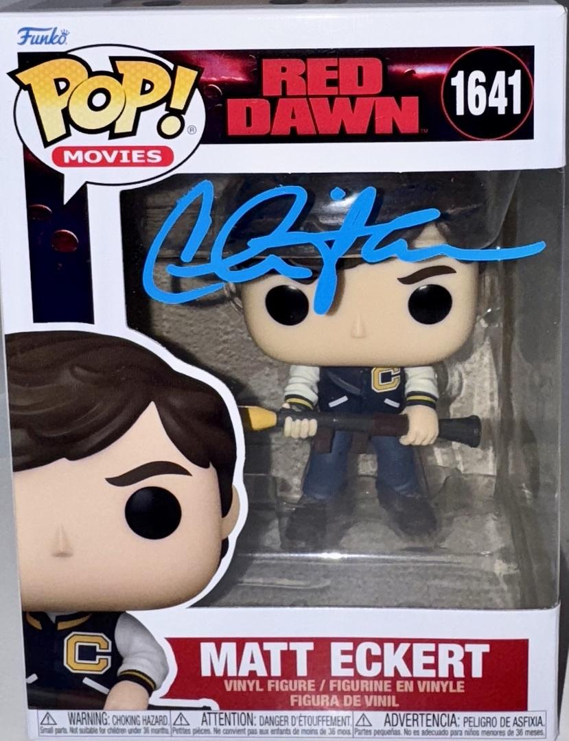 Charlie Sheen Signed Funko Pop #1641 "Matt Eckert" (Red Dawn) - Beckett COA #02