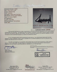 Donald Trump Autographed Our Journey Together Book Signed Bookplate - JSA COA #03