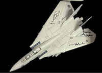 Val Kilmer, Tom Skerritt, James Tolkan Signed F-14 Tomcat Aircraft Replica - Celebrity Authentics