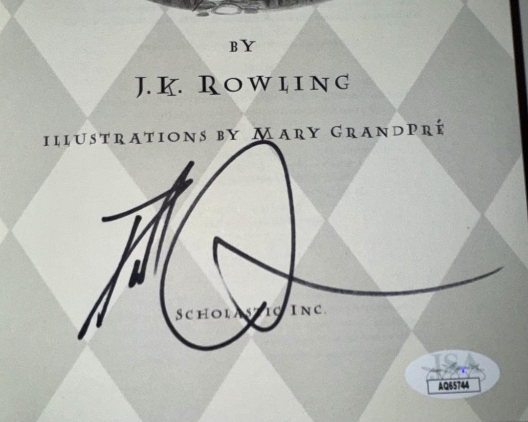Daniel Radcliffe Autographed Book Sorcerer's Stone  - JSA COA