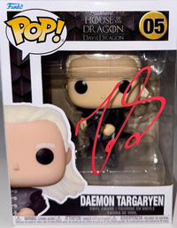 Matt Smith Signed Funko Pop #05 Daemon Targaryen (GOTG - House Of The Dragon)  - JSA COA #01