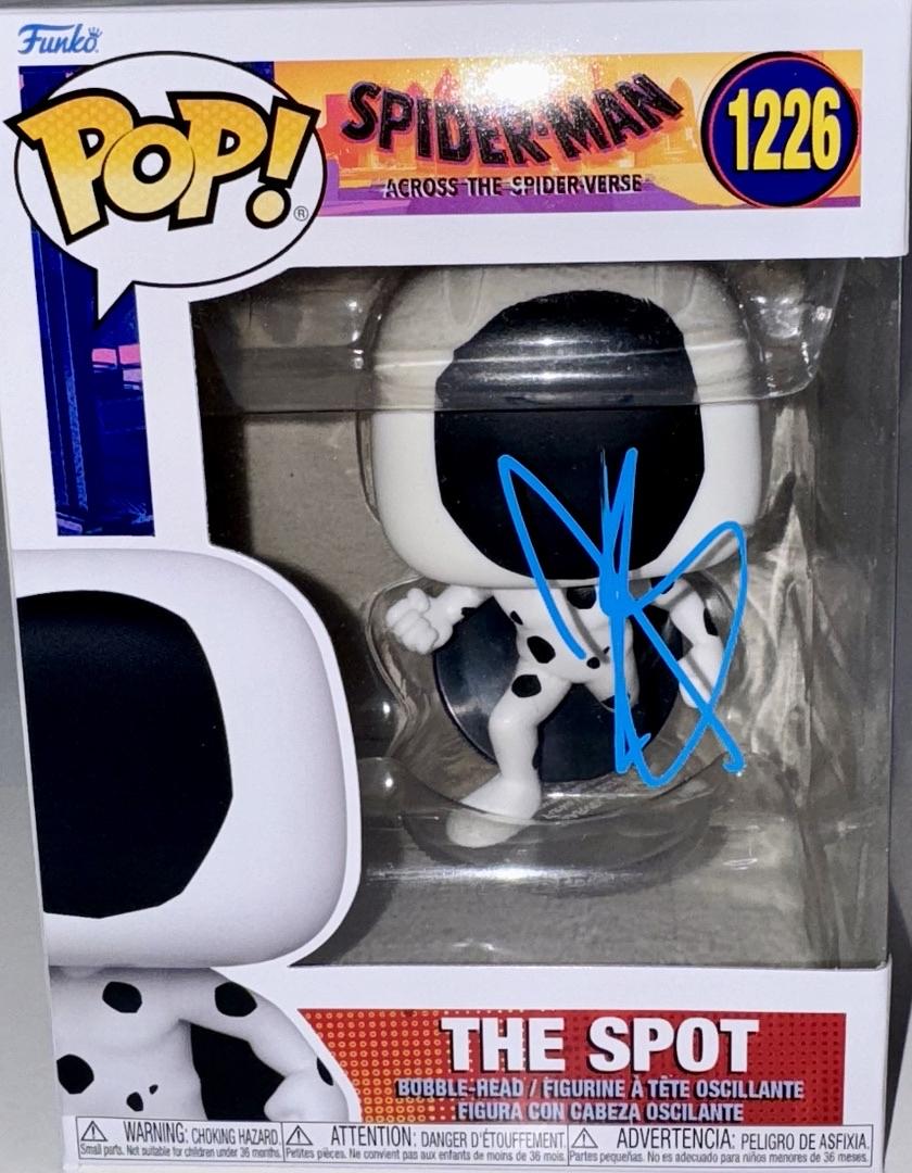Jason Schwartzman Signed Funko Pop #1226 "The Spot" (Spider-Man) - Beckett COA #01
