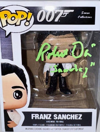Robert Davi Signed Funko Pop EXCLUSIVE "Franz Sanchez" (James Bond 007) w/Inscription - JSA COA #1