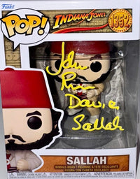 John Rhys-Davies Signed Funko Pop #1352 "Sallah" (Indiana Jones) - Zobie COA