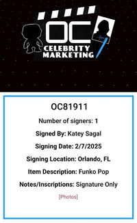 Katey Sagal Signed Funko Pop #1758 "Turanga Leela" (Futurama) - OC Celebrity Marketing #02