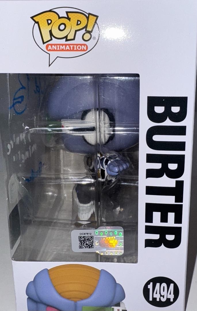 Mark Britten Signed Funko Pop #1494 "Burter" (Dragonball Z) - OC Celebrity Marketing