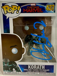 Djimon Hounsoi Signed Funko Pop #437 (Captain Marvel) - Beckett COA