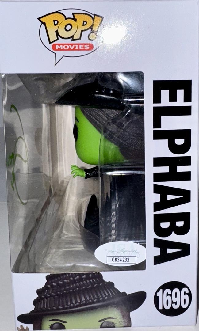Cynthia Erivo Signed Funko Pop #1696 "Elphaba" (Wicked) - JSA COA #02