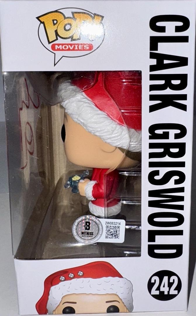 Chevy Chase Signed Funko Pop #242 "Clark Griswold" (Christmas Vacation) - Beckett COA #02