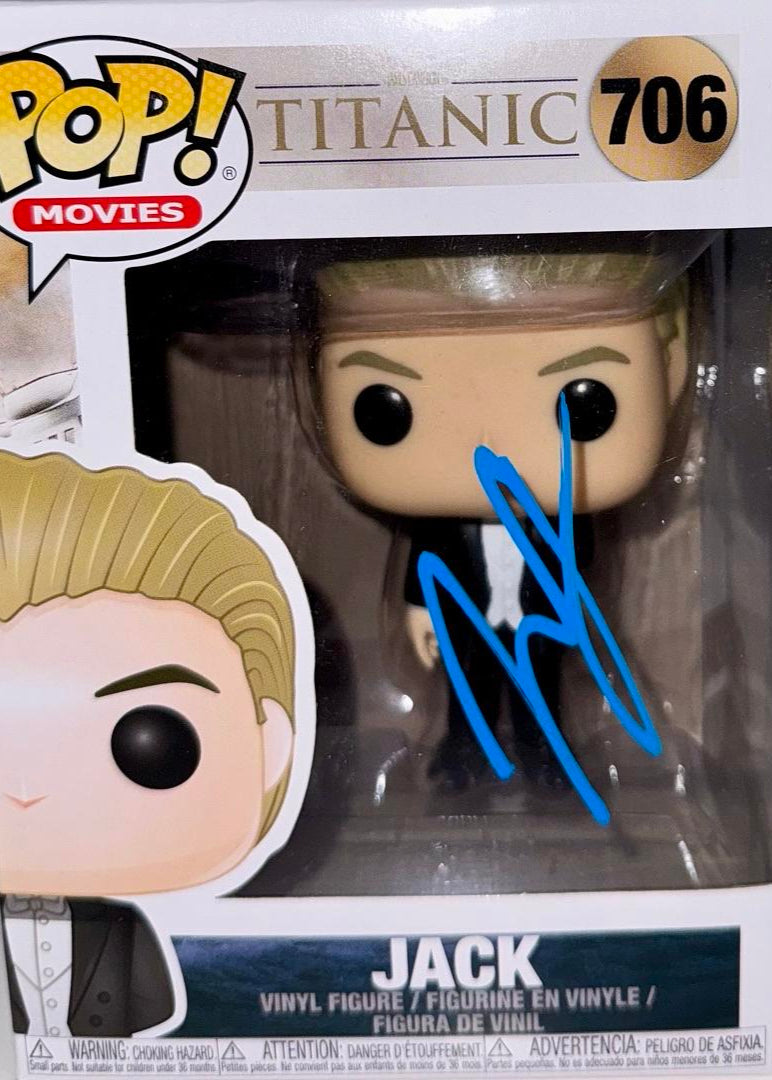 Leonardo DiCaprio Signed Funko Pop #706 "Jack" Titanic -  Beckett COA #2