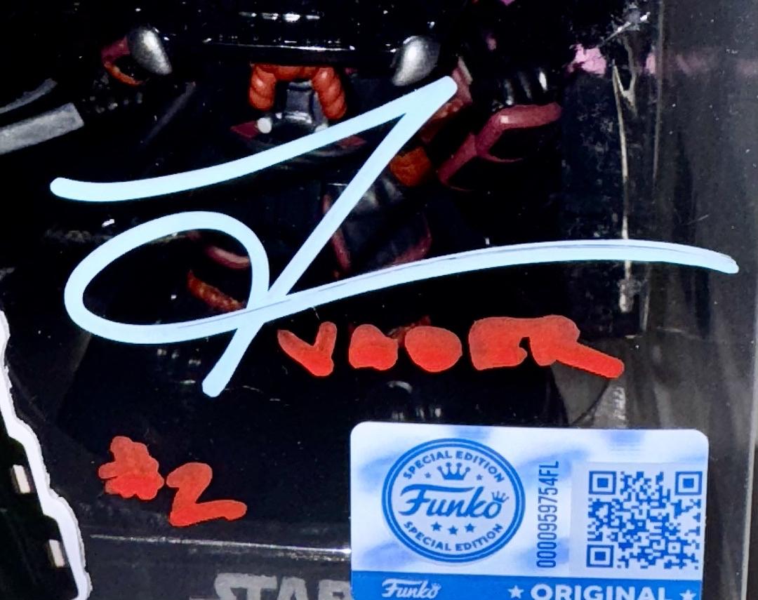 Tom O'Connell Signed Funko Pop #775 "Darth Vader" (Star Wars) - SWAU