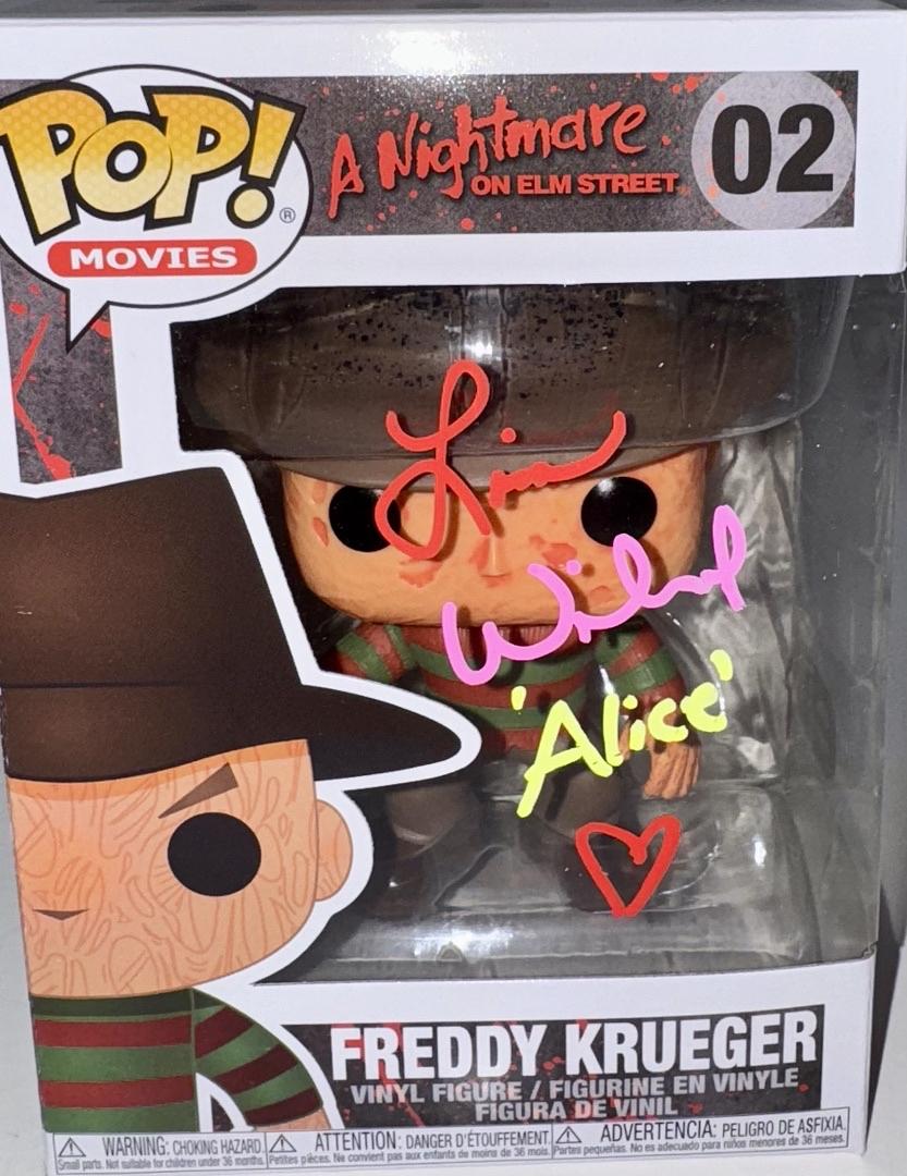 Lisa Wilcox Signed Funko Pop #02 "Freddy Krueger" w/Character Inscription (Nightmare On Elm Street) - SWAU #02