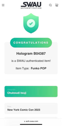Chukwudi Iwuji Signed Funko Pop #1202 "Rocket Raccoon" (GOTG) w/ Inscription - SWAU