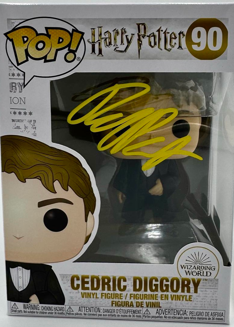 Robert Pattinson Signed Funko Pop #90 Cedric Diggory (Harry Potter) *RARE* - Celebrity Authentics 02