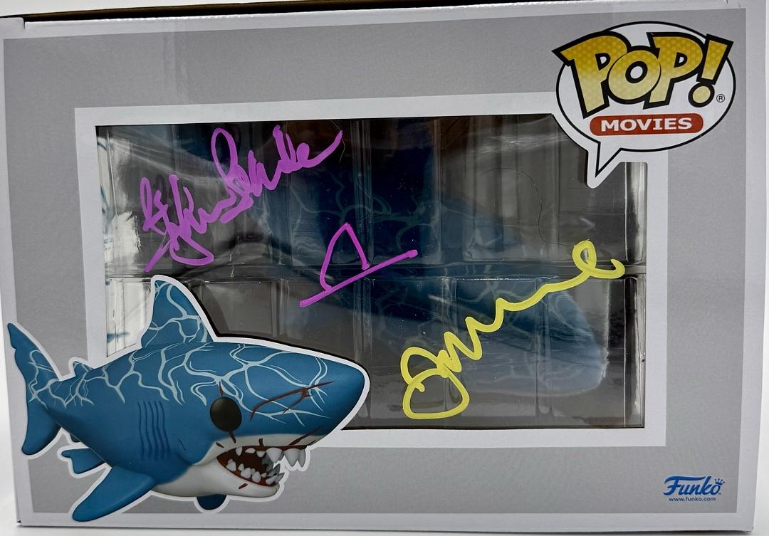 Richard Dreyfuss, Jeffrey Kramer, Jeffrey Vorhees, Stephen and Jonathan Searle, Signed Funko Pop #1754 (Jaws) - Beckett COA #02