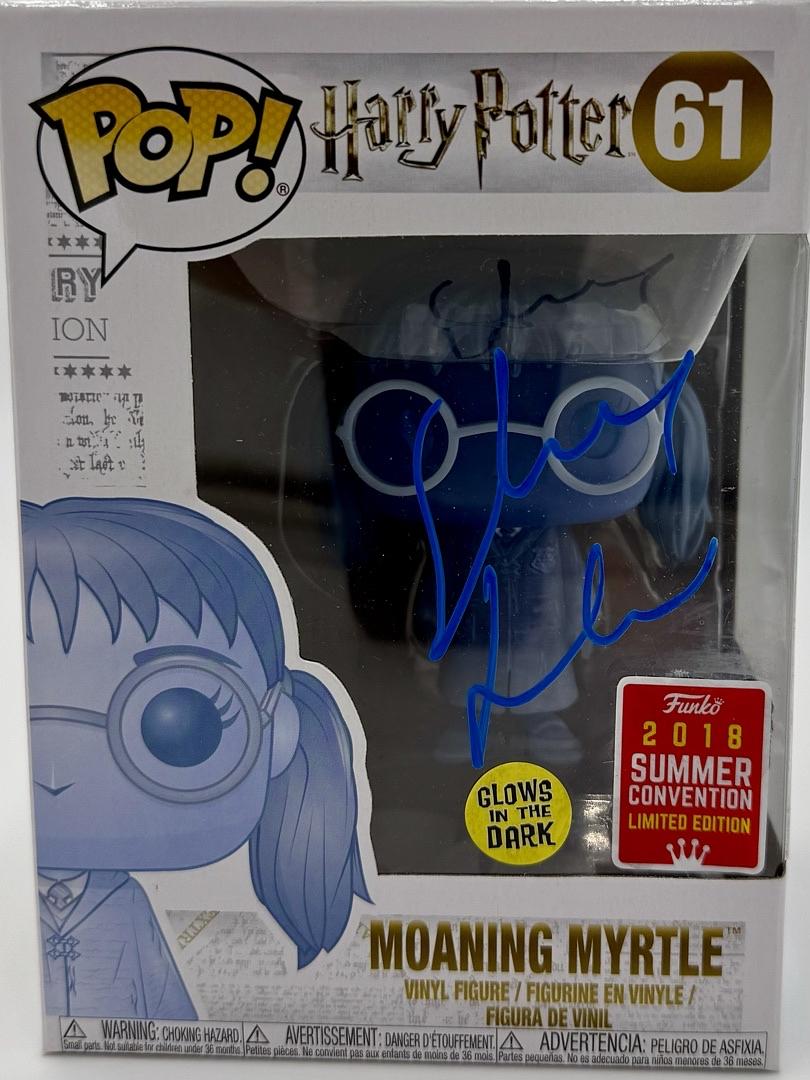 Shirley Henderson Signed Funko Pop #61 Moaning Myrtle (Harry Potter) *RARE* - SWAU
