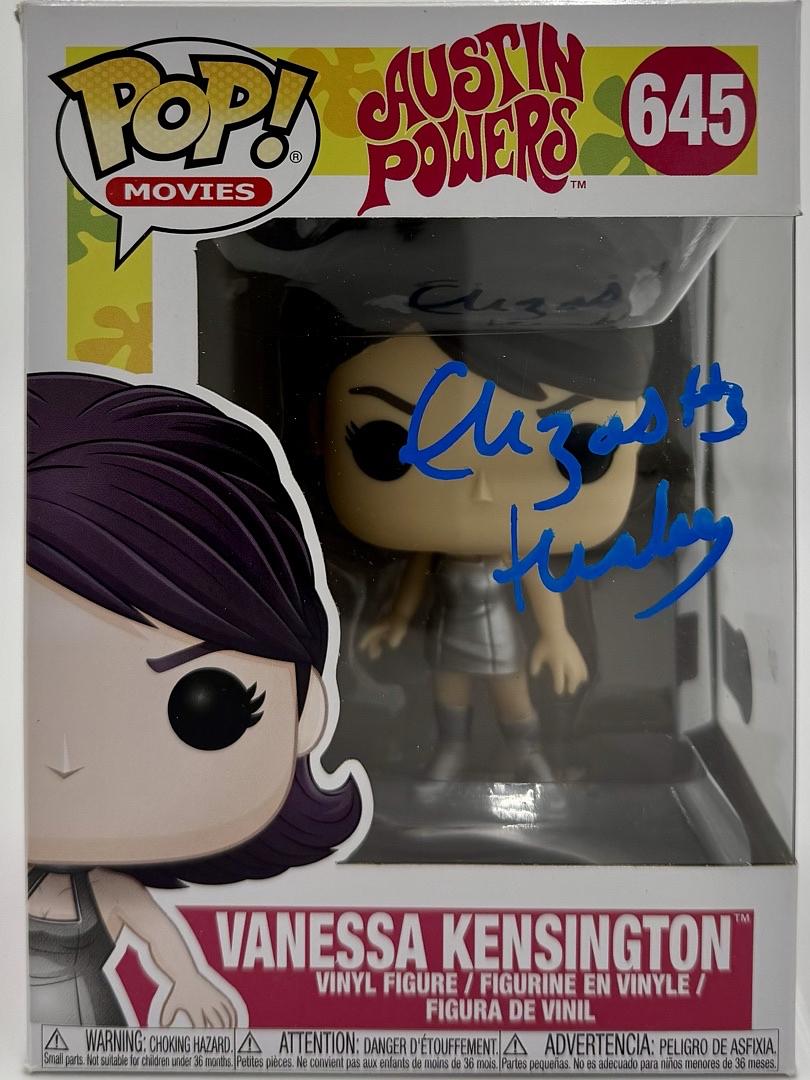 Elizabeth Hurley Signed Funko Pop #645 Vanessa Kensington (Austin Powers)  - Beckett COA