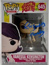 Elizabeth Hurley Signed Funko Pop #645 Vanessa Kensington (Austin Powers)  - Beckett COA