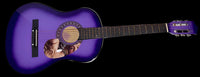 Jennifer Lopez Signed Purple Guitar - JSA COA #01
