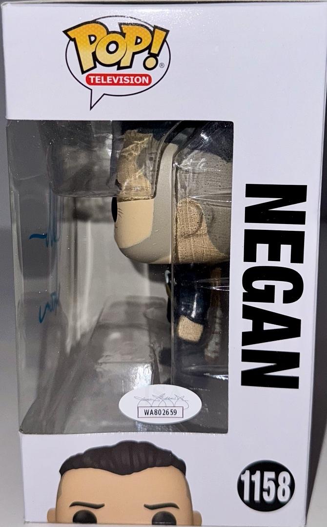 Jeffrey Dean Morgan Signed Funko Pop #1158 "Negan" (Walking Dead) - JSA COA