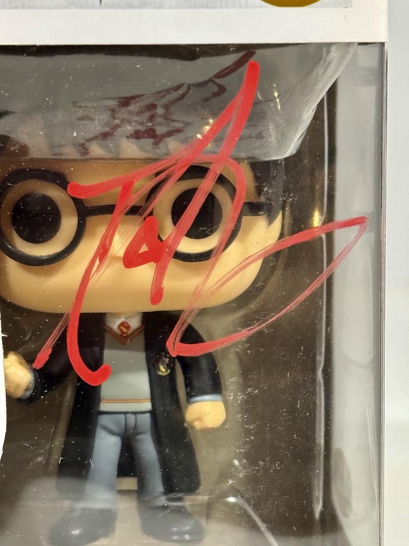 Daniel Radcliffe Signed Funko Pop #01 "Harry Potter" (Red Ink) - ACOA #02