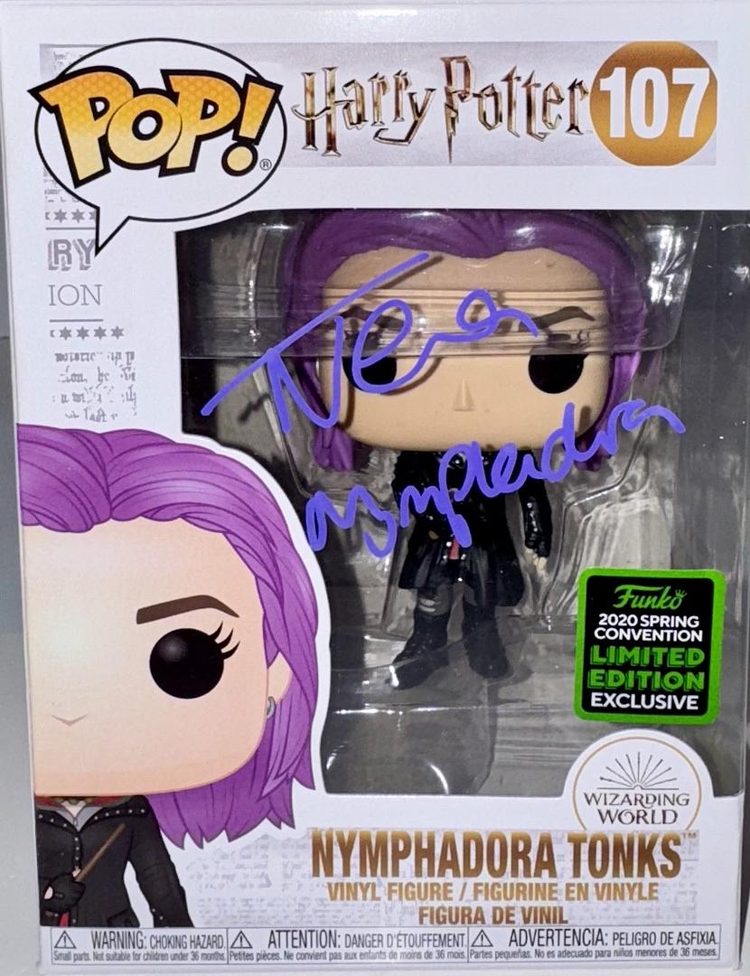 Natalia Tena Signed Funko Pop #107 "Nymphadora Tonks" (Harry Potter) - SWAU #03