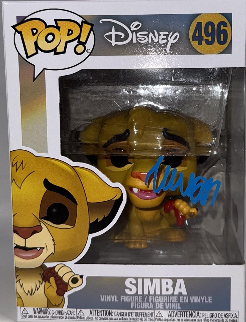 Matthew Broderick Signed Funko Pop #496 "Simba" (Lion King) - Beckett COA #03