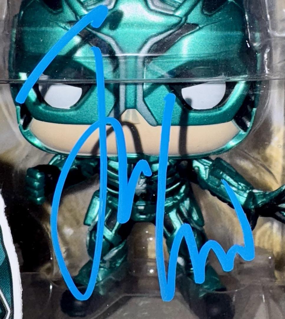 Jude Law Signed Funko Pop #429 "Yon-Rogg" (Captain Marvel) - Official Pix