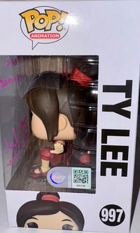 Olivia Hack Signed Funko Pop #997 "Ty Lee" (Avatar Last Airbender) w/ Quote - SWAU #01