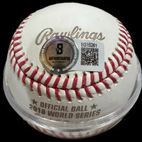 Jackie Bradley Jr. Autographed Rawlings Official 2018 World Series Baseball -  Beckett COA #01