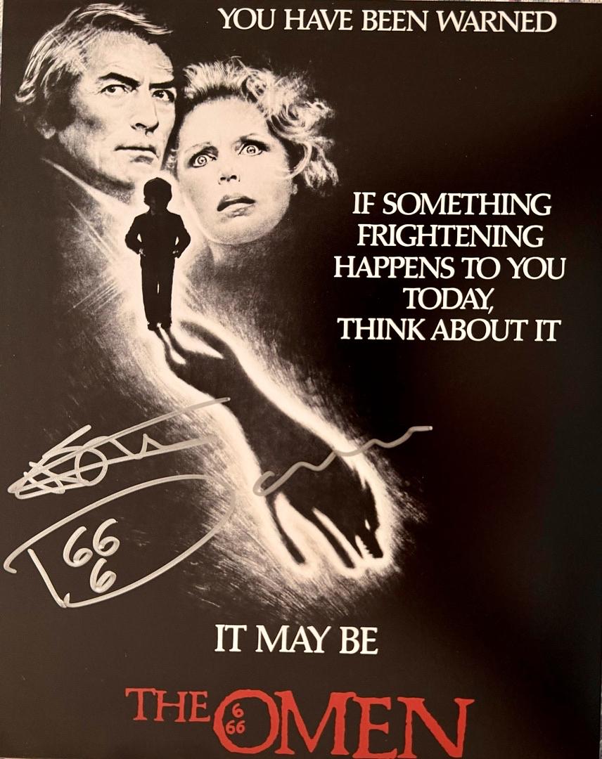 Harvey Stephens Signed 8x10 Photo (The Omen) - JSA COA